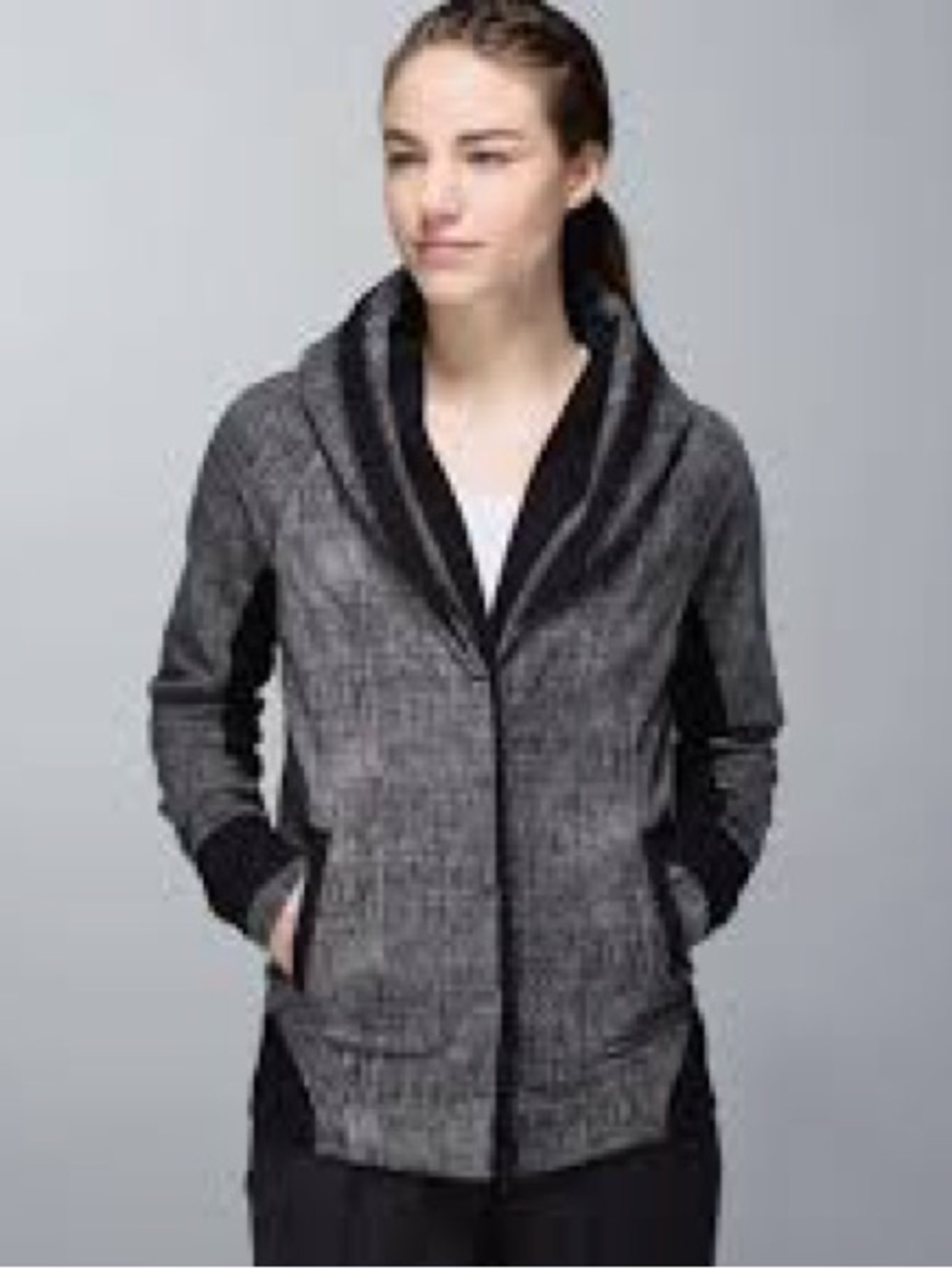Lululemon Athletica To Class Snap Front Athleisure Jacket Size 6